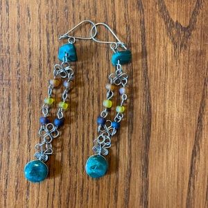 VINTAGE Stone Earrings